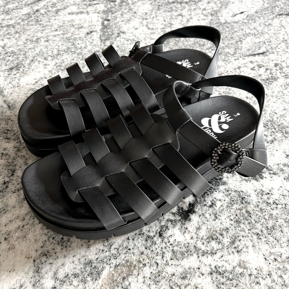 Sam & Libby Black Abigail Sandals